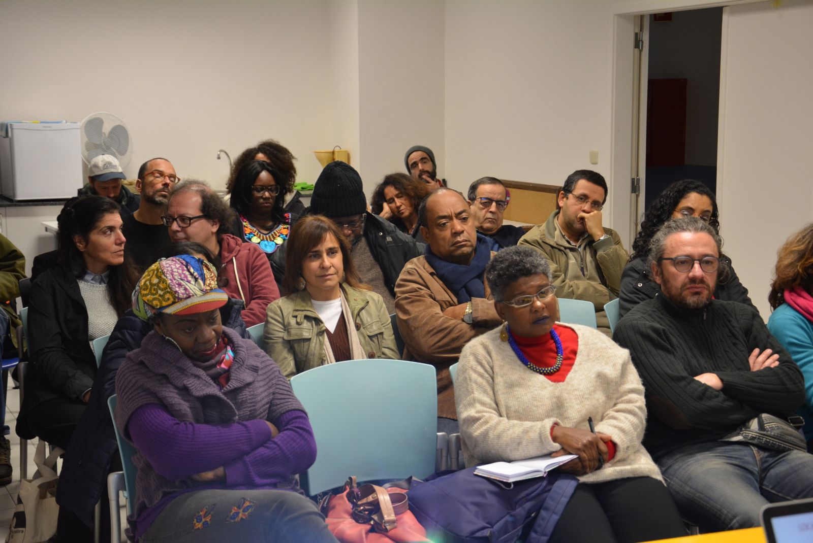 Sessão de apresentação das propostas e votação no Centro Comunitário do Alto da Loba, 4/1/ 2020. @ Djass - Associação de Afrodescendentes