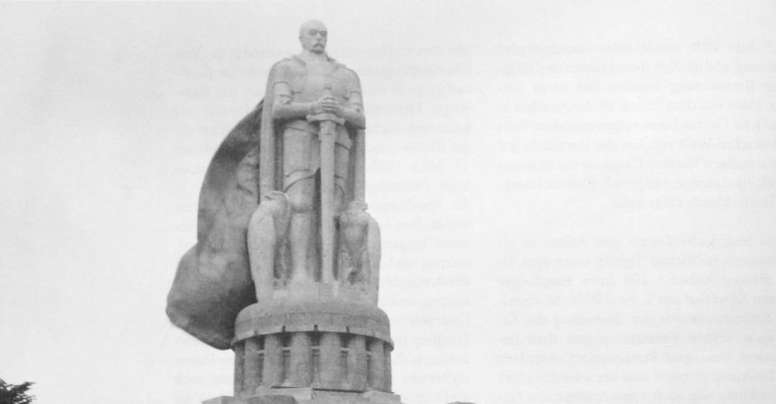 Inauguração do monumento, 1906. Inauguração do Monumento a Bismarck em Hamburgo a 2 de junho de 1906 Fonte: Jörg Schilling, Das Bismarckdenkmal in Hamburg [O Monumento a Bismarck em Hamburgo], © Arquivo Estatal de Hamburgo